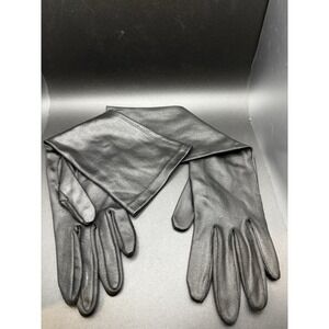 Vintage Woman's Black Long Gloves